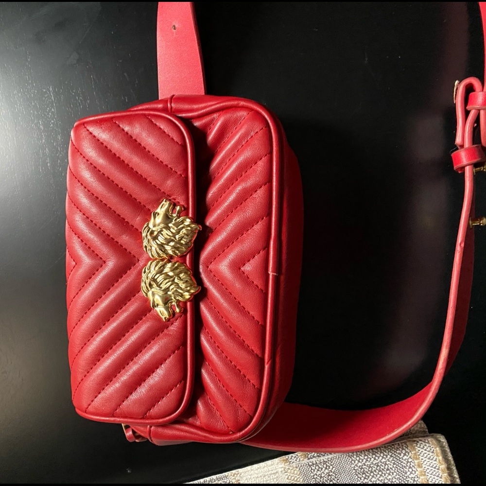 Zara red waist bag / fanny pack